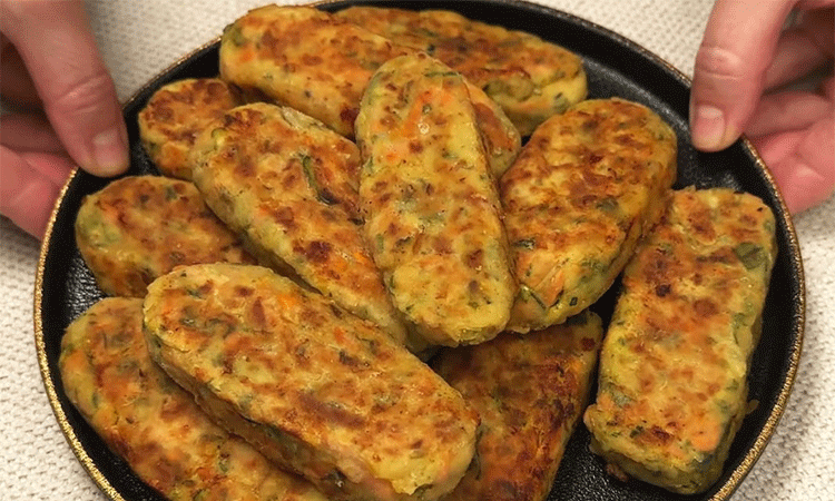 Chiftele din dovlecel cu legume – Gustoase, satioase si usor de preparat