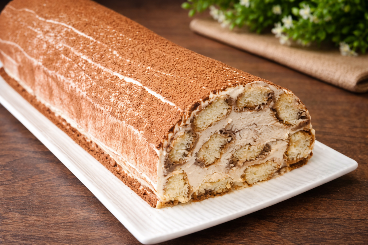  Rulada tiramisu fara coacere – cremoasa, rapida si super aromata