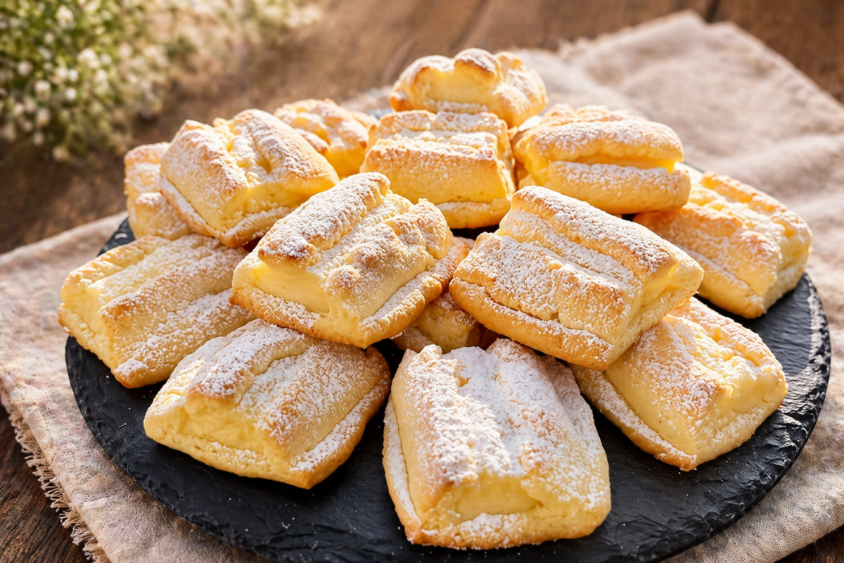 Batoane fragede cu crema de lamaie – aromate si irezistibile