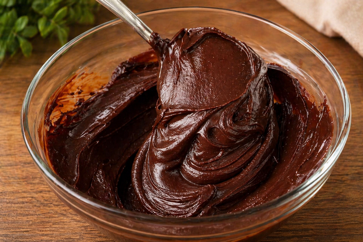 Glazura rapida de ciocolata – doar 3 ingrediente