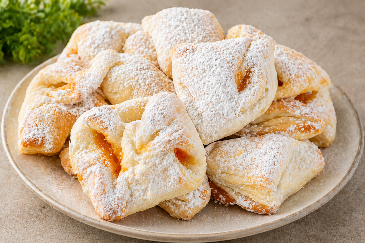 Placinte fragede cu gem si untura – pufoase si aromate ca la bunica