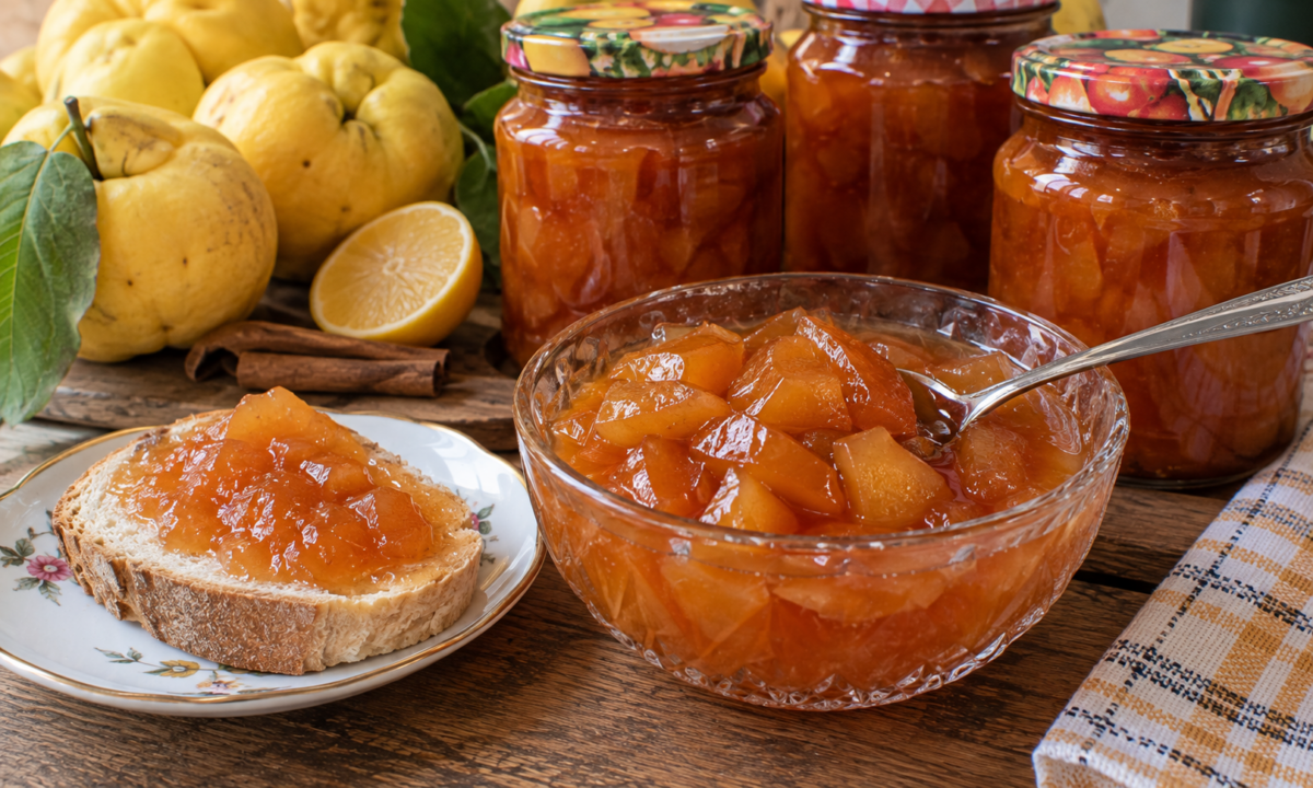 Dulceață de gutui – aurie, aromată și parfumată, ca în copilărie