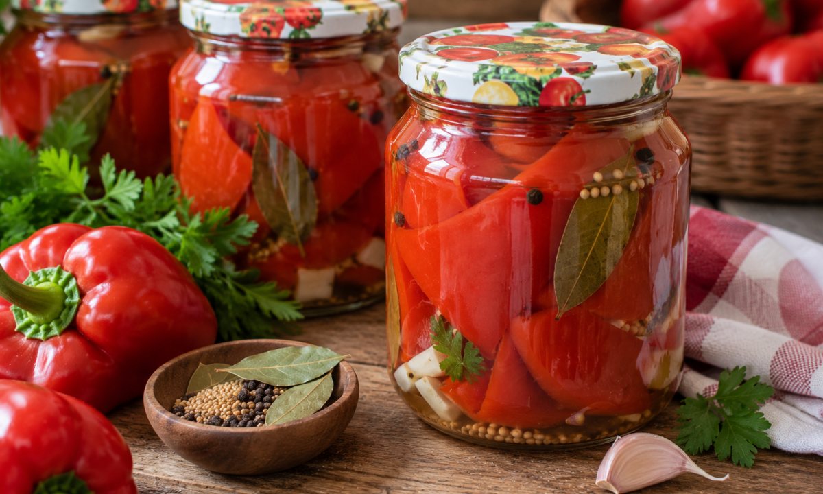 Gogoșari în oțet – Crocanți, aromați și perfecți pentru cămară