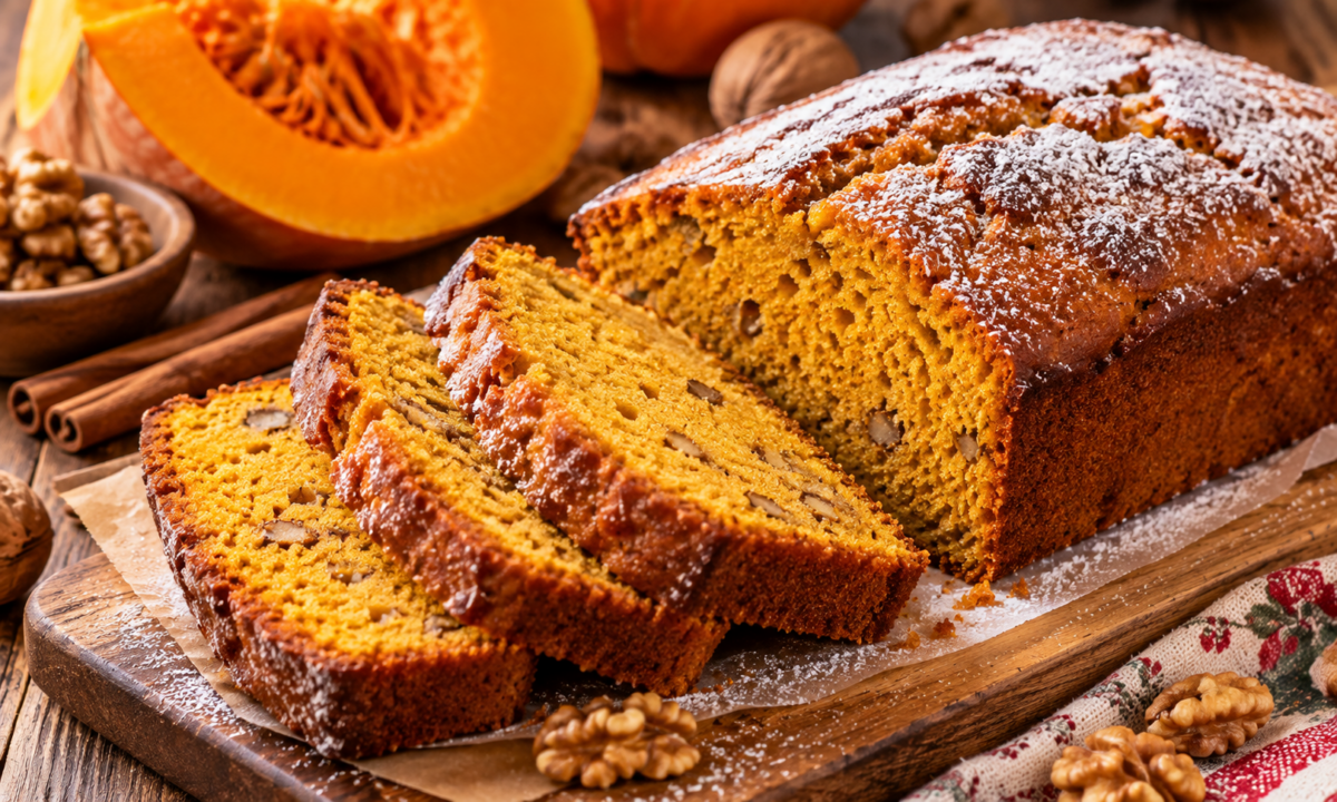 Chec pufos cu dovleac – aromat, fraged și delicios, perfect pentru toamnă