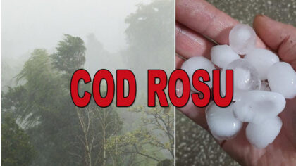 Alerta meteo extrema: COD ROSU...