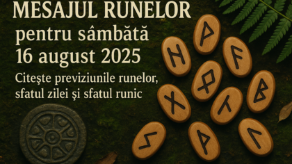 Mesajul Runelor pentru sambata, 16...