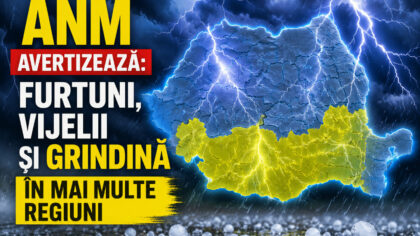 Un nou ciclon loveste Romania....
